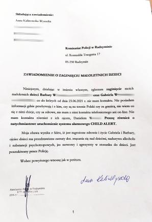 [VIDEO] Wstyd i Hańba! Policja w Wołominie i Radzyminie nie może odnaleźć agresywnego ojca, który uwięził dwójkę dzieci szydząc z sądu, prokuratury i policji! Oraz wicepremiera Jarosława Kaczyńskiego!