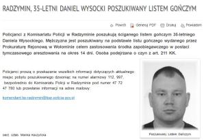 RUTKOWSKI: Koniec bezkarności ojców-porywaczy! Jest list gończy i prawomocna decyzja o aresztowaniu Daniela Wysockiego z Radzymina, który uprowadził i ukrył dwójkę dzieci!