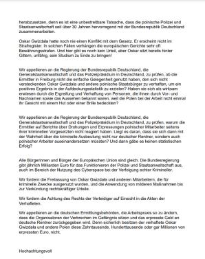 [VIDEO] Dlaczego Sąd Rejonowy w niemieckim Freiburgu i szefowie aresztu nie odpowiadają na dziennikarskie pytania w sprawie dot. uwięzionego studenta? Demonstracja dziś o godz. 11:00 przed Ambasadą Niemiec Warszawie!