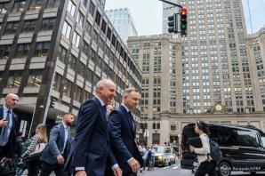 [VIDEO] Nowy Jork: Prezydent podsumował udział w 79. Zgromadzeniu Ogólnym ONZ