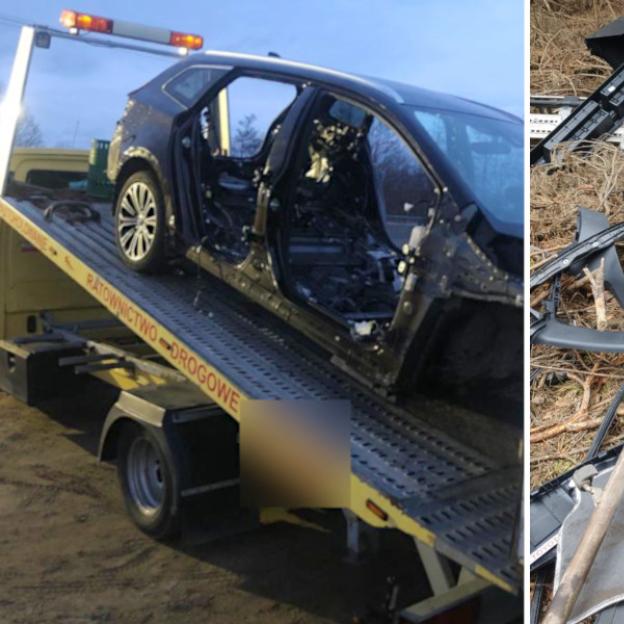 Zdemontowali pojazd w 2 godziny, zostali zatrzymani po krótkim pościgu