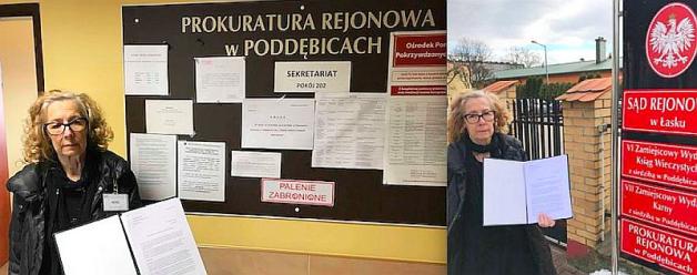 [VIDEO] Czy prokurator Marek Wołtysiak z Poddębic to adwokat? Czy przesłuchał zgłoszoną do ścigania notariusz Sabinę Paprocką, czy sobie z nią pogawędził? Dlaczego umorzył skandaliczną sprawę aktu notarialnego wpędzającego w potężny dług niewinne kobiety?