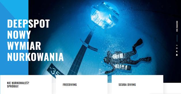 [VIDEO] W Polsce powstał najgłębszy i najbardziej zaawansowany technologicznie basen na świecie. W Deepspocie będą mogli trenować płetwonurkowie i służby ratownicze