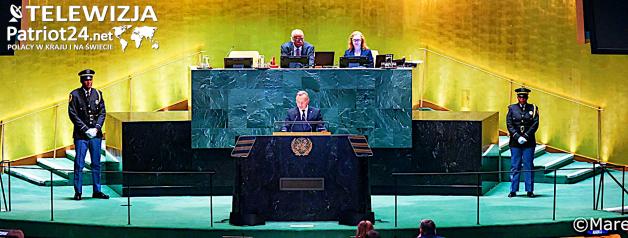 [VIDEO] Andrzej Duda przed Zgromadzeniem Ogólnym ONZ
