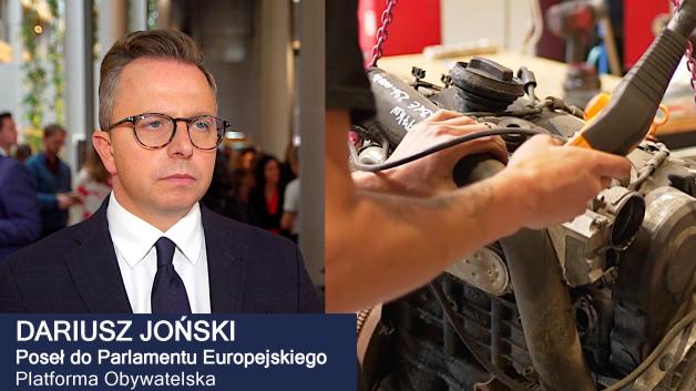 [VIDEO] KE zapowiada przegląd przepisów dotyczących zakazu sprzedaży aut spalinowych. Zdaniem polskich europosłów w obecnych warunkach jest on nierealny